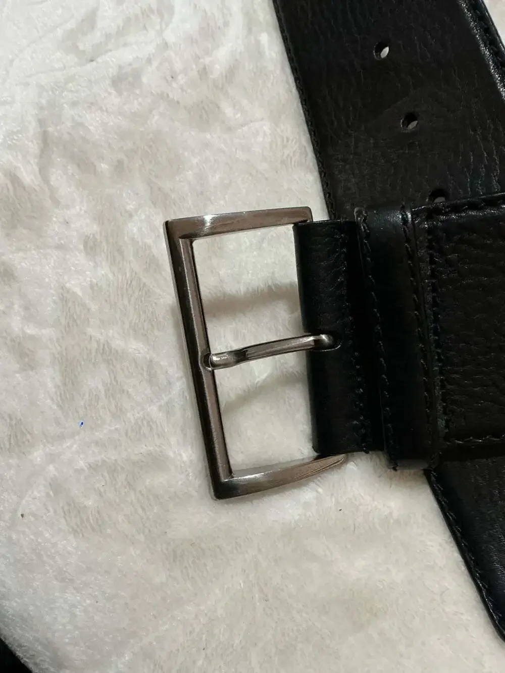 Prada Leather Belt Size 85/34 Black